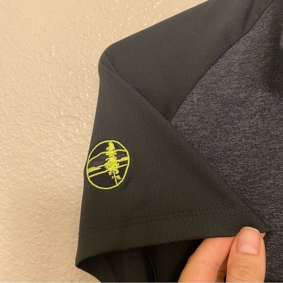 Nike Golf Dri Fit Tour stretch Performance Polo shirt 1/4 Snap size L - Picture 5 of 9